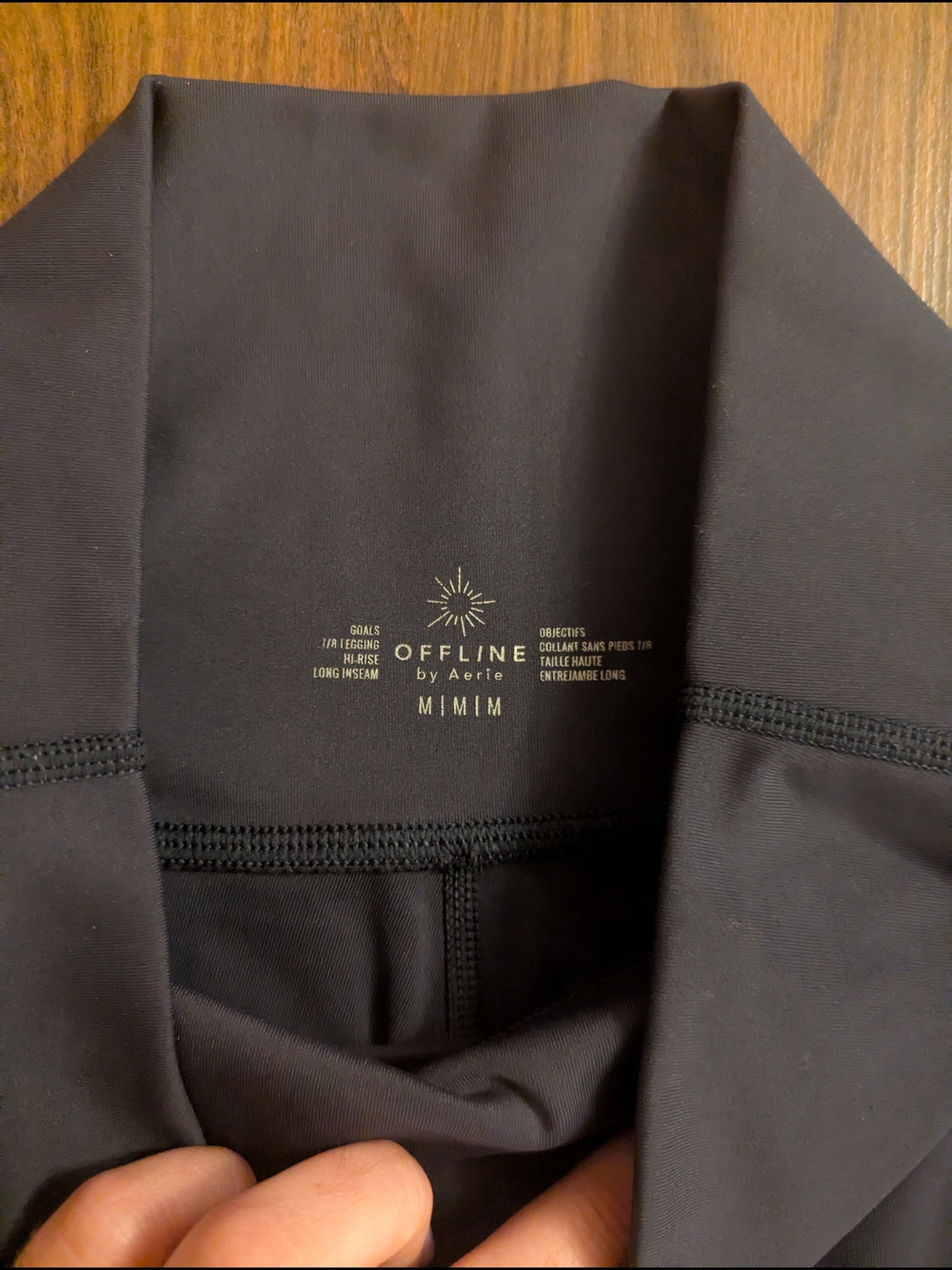 Aerie Offline High-Rise Dark Grey Leggings - Picture 2 of 2